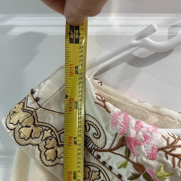 Rare Anthropologie Lambs Wool Angora Blend Sweater Snak Elegant Boat Neck Size L - Picture 7 of 7